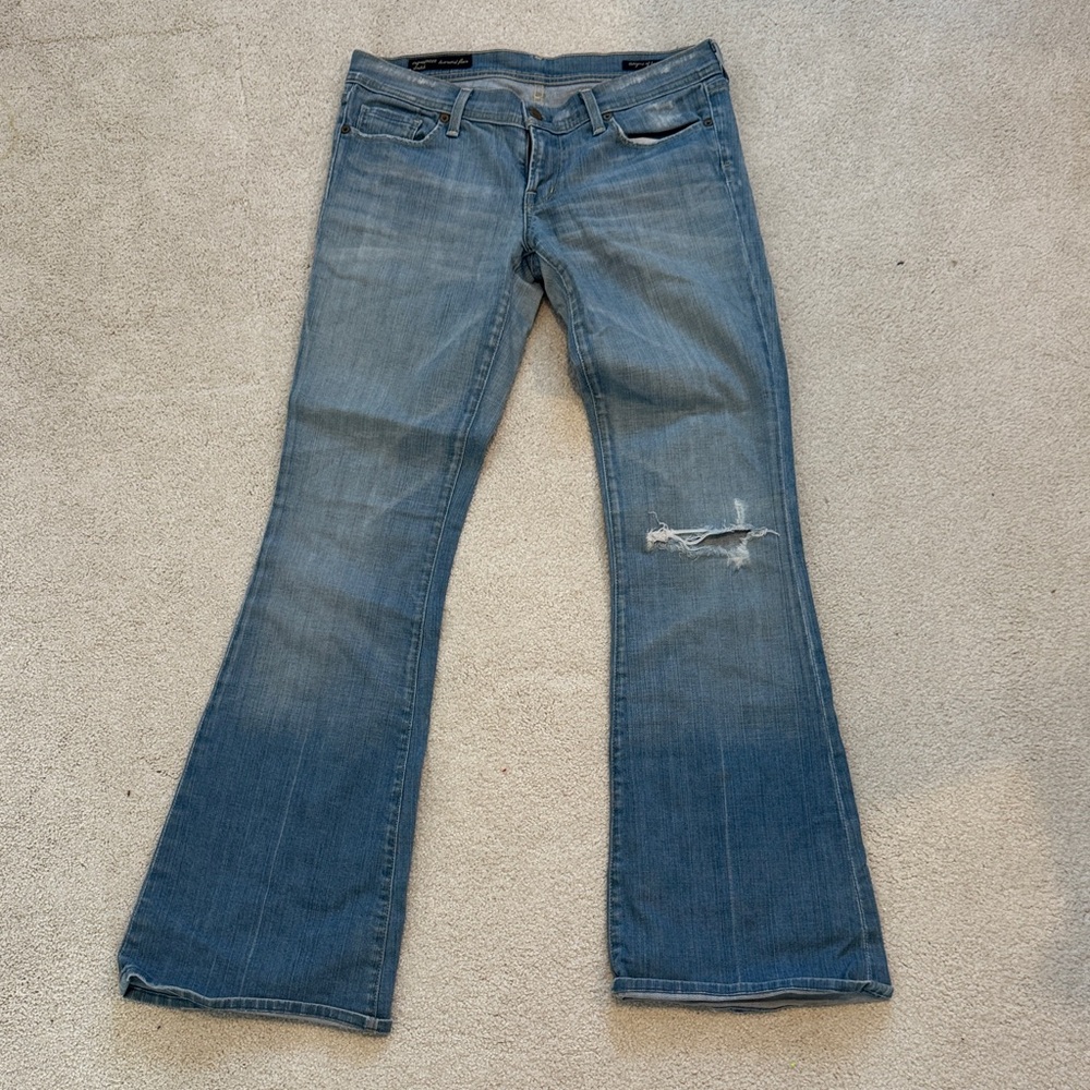 Citizens Of Humanity Light Blue Flare Jeans